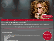 Tablet Screenshot of coiffeur-revlook.com